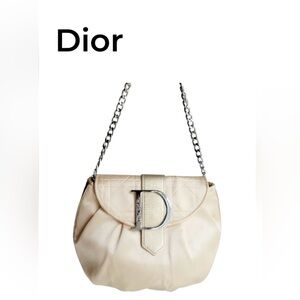 Authentic Dior pouch/clutch/ crossbody from Dior perfumes + chain
